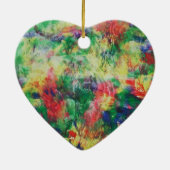 色のハート セラミックオーナメント (裏面)