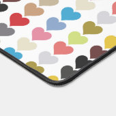 色のハート デスクマット (コーナー)