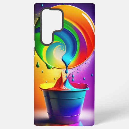 色のバケツ SAMSUNG GALAXYケース (裏面)