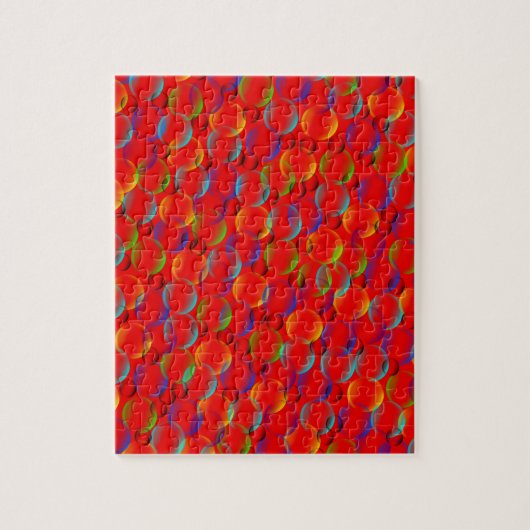 色のバブル ジグソーパズル (縦)