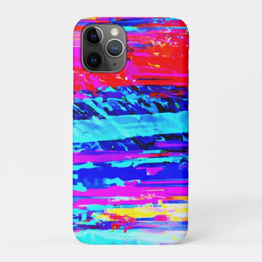 色のバーストのパターン Case-Mate iPhoneケース (裏)