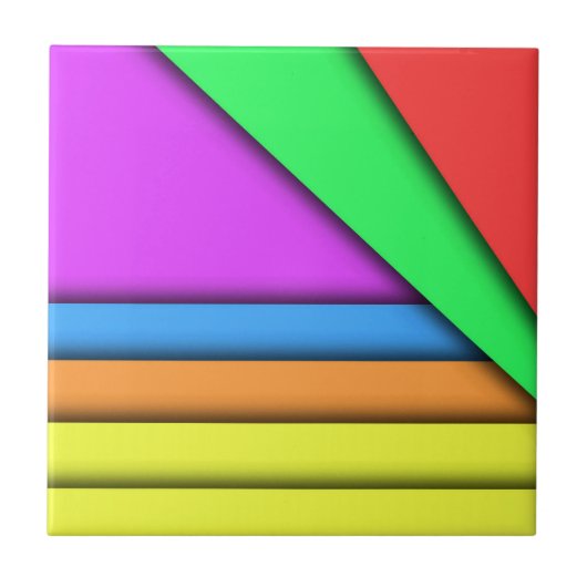 色のバー タイル (正面)