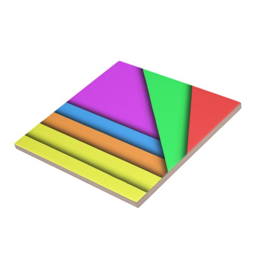 色のバー タイル (側面)