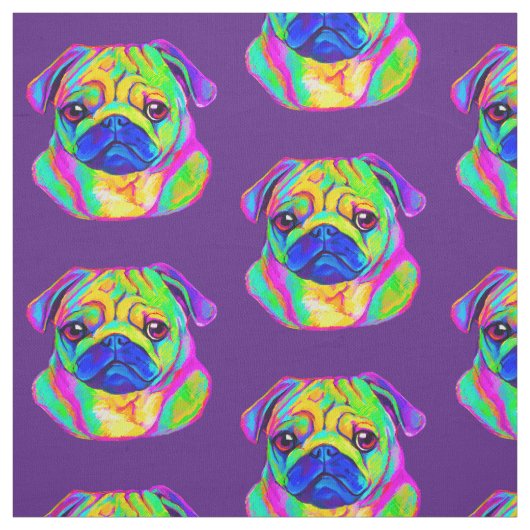 色のパグ ファブリック (見本)