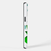 色のパターンのユニークな形 iPhoneケース (右側面)
