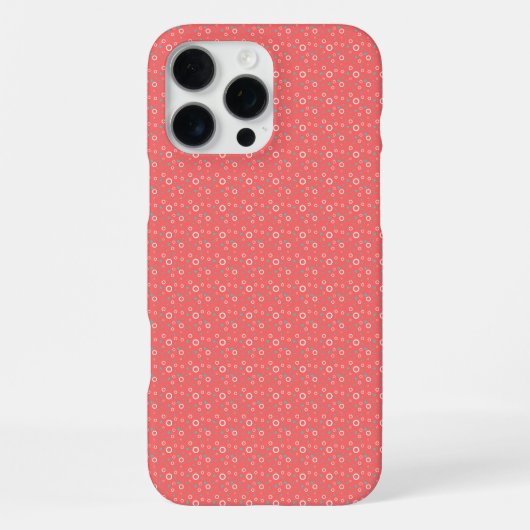色のパタ数々のーンをカスタマイズ可能 iPhoneケース (裏面)