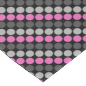 色のパタ数々のーンレトロ60年代水玉模様灰色 テーブルクロス (アングル)