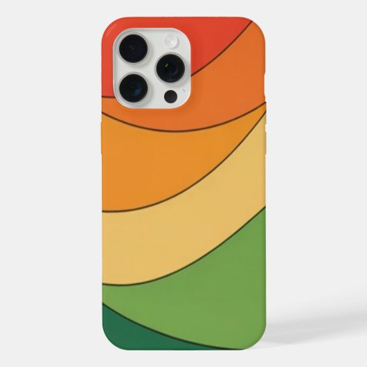 色のパノラマ iPhoneケース (裏面)