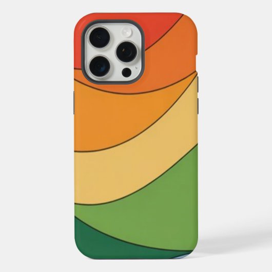 色のパノラマ iPhoneケース (裏面)