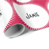 色のパーソナライズされた折り返し紙 ラッピングペーパー (ロールコーナー)