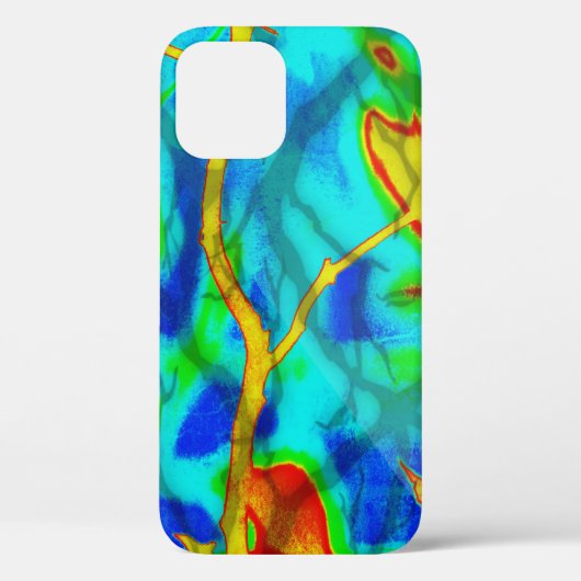 色のブはっきりしたランチ Case-Mate iPhoneケース (裏面)