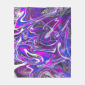 色のブラシの切り替えフリースブランケット フリースブランケット (正面)