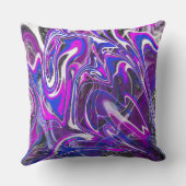 色のブラシの切り替え装飾用クッション クッション (裏面)