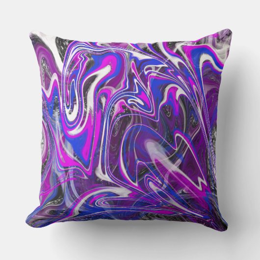 色のブラシの切り替え装飾用クッション クッション (正面)