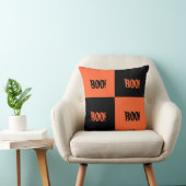 色のブロックのハロウィンの枕 クッション (椅子)