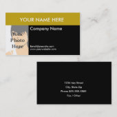 色のブロックの写真の名刺 名刺 (正面/裏面)