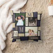 色のブロックの沿岸穏やかでモダンな上品3の写真 クッション (ブランケット)