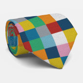 色のブロック ネクタイ (ロール)