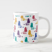 色のプードル ジャンボコーヒーマグカップ (右)