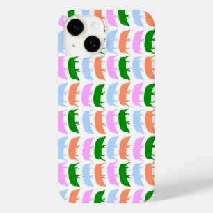 色のホッ数々のグピンク青グリーンのオレンジ Case-Mate iPhone 14ケース