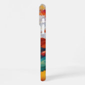 色のポップ・アートの贈り物の追加:鮮やかフローラ iPhoneケース (左側面)