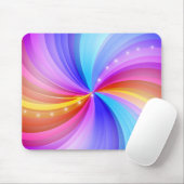 色のマウスパッドの華麗な渦巻 マウスパッド (マウス)