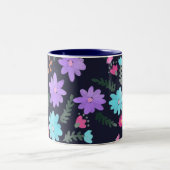 色のメキシ数々のコの花海軍 ツートーンマグカップ (中央)