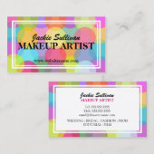 色のメーキャップアーティストについて野生 名刺 (正面/裏面)