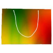 色のラスタのしぶき ラージペーパーバッグ (裏面)