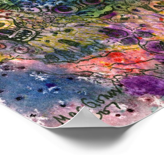 色の不協和音 ポスター (角)