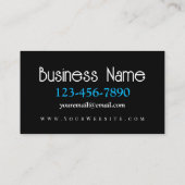 色の世界 名刺 (裏面)