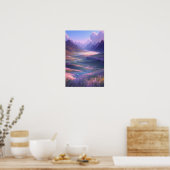 色の世界、息をのむような谷 ポスター (キッチン)