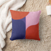 「色の交渉」カラフル抽象芸術 クッション (ブランケット)