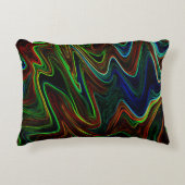 色の付いたウール転がのボールアウト、それが何をする？ アクセントクッション (正面)