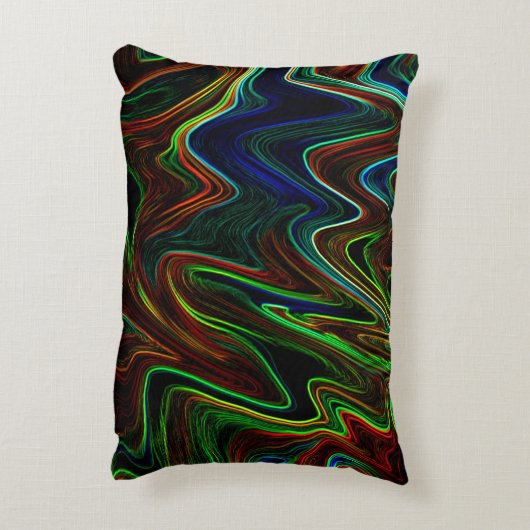 色の付いたウール転がのボールアウト、それが何をする？ アクセントクッション (裏面(縦))