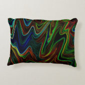 色の付いたウール転がのボールアウト、それが何をする？ アクセントクッション (裏面)