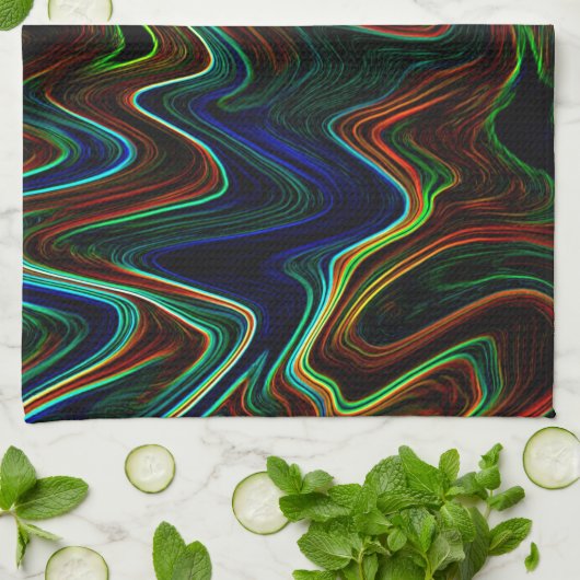 色の付いたウール転がのボールアウト、それが何をする？ キッチンタオル (折り畳み)