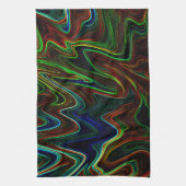 色の付いたウール転がのボールアウト、それが何をする？ キッチンタオル (縦)