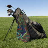 色の付いたウール転がのボールアウト、それが何をする？ ゴルフタオル (グリーン)