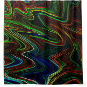 色の付いたウール転がのボールアウト、それが何をする? シャワーカーテン (正面)