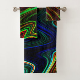 色の付いたウール転がのボールアウト、それが何をする？ バスタオルセット