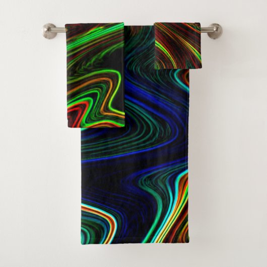 色の付いたウール転がのボールアウト、それが何をする？ バスタオルセット (インサイチュ)