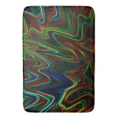 色の付いたウール転がのボールアウト、それが何をする？ バスマット (正面縦)