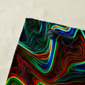 色の付いたウール転がのボールアウト、それが何をする？ ビーチタオル (インサイチュ)