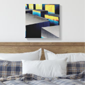 色の付いたキューブ キャンバスプリント (インサイチュ (寝室))