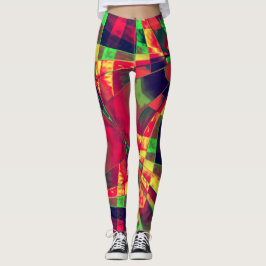 色の付いた傾斜または引き伸ばされた長方形は赤い緑 レギンス