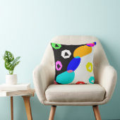 色の付いた図形 クッション (椅子)