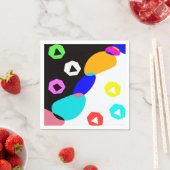 色の付いた図形 スタンダードカクテルナプキン (インサイチュ)