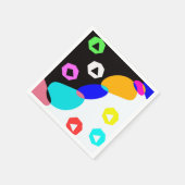 色の付いた図形 スタンダードカクテルナプキン (角)