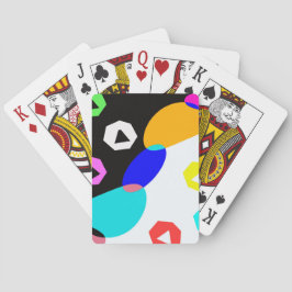 色の付いた図形 トランプ